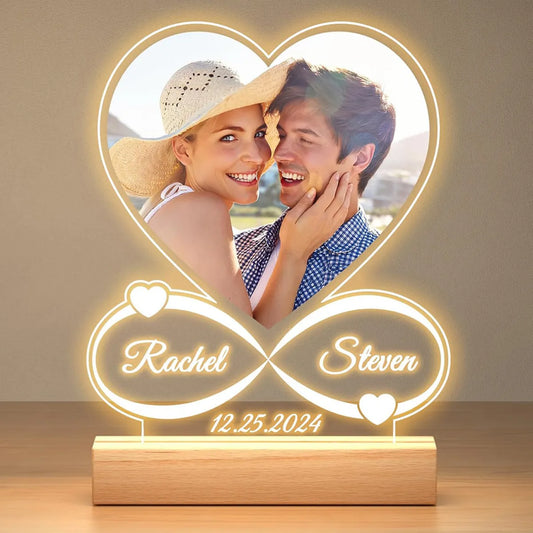 Valentine's Day Personalized Photo Night Light